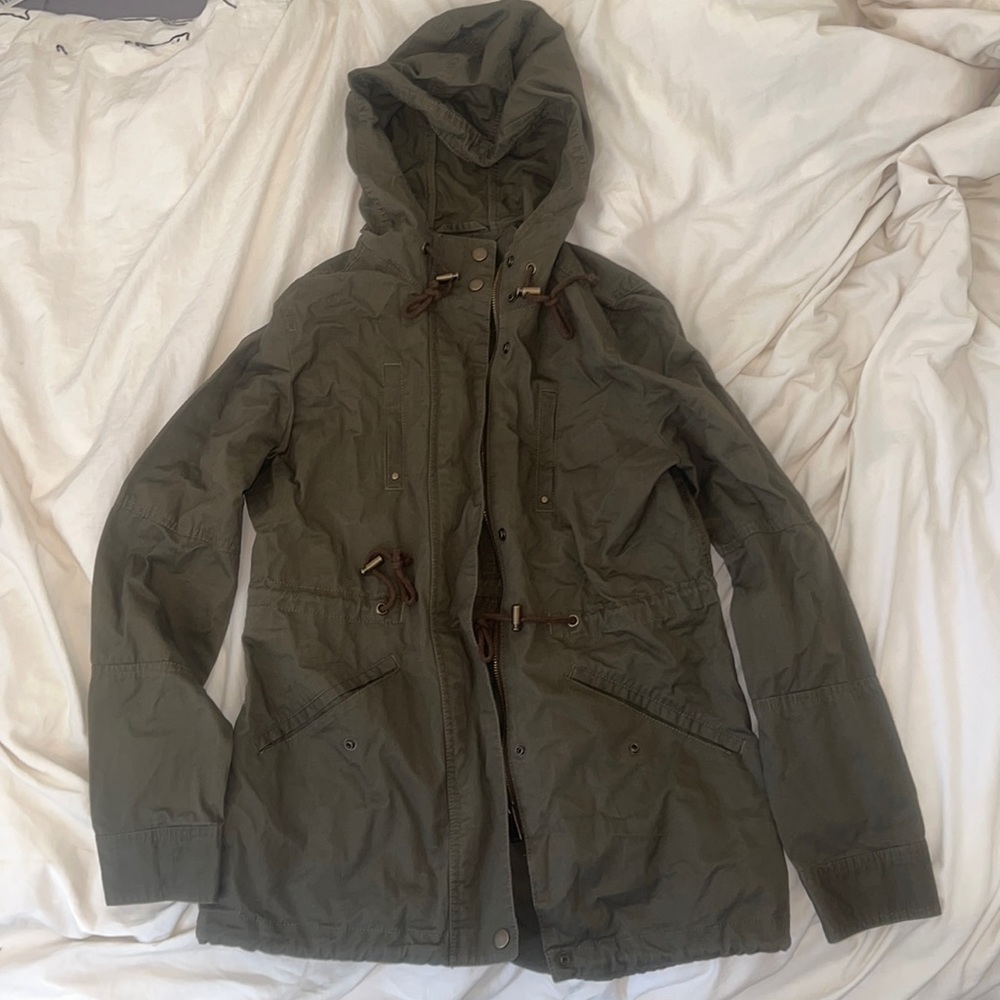 Love Tree olive green coat